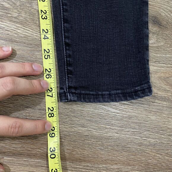 MADEWELL 9” High Rise Skinny Jeans in Lunar Wash 29 X 27.5 Washed Black Denim - Picture 5 of 5